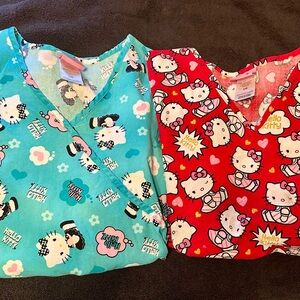 Women’s Large Hello Kitty Scrub Tops